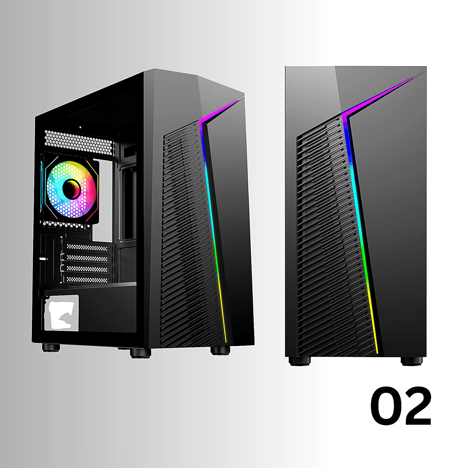 Ryzen 5 4500 Core Series Gaming PC 32GB DDR4 RTX 5050 8GB 1TB NVME A520M - Image 2