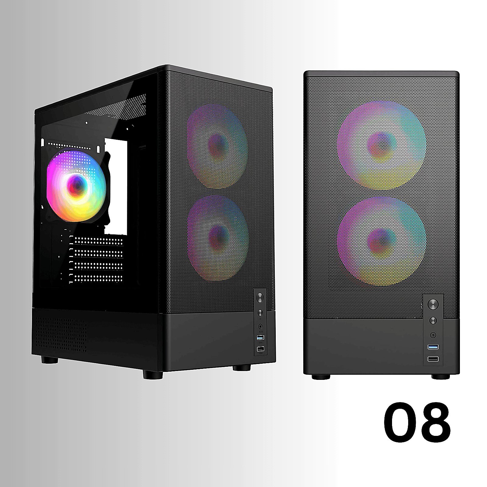 Ryzen 5 4500 Core Series Gaming PC 16GB DDR4 RX 7600 8GB 1TB NVME A520M - Image 6