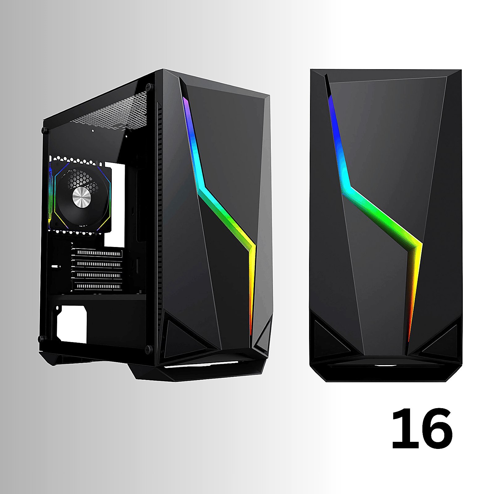 Ryzen 5 4500 Core Series Gaming PC 16GB DDR4 RX 7600 8GB 1TB NVME A520M - Image 14