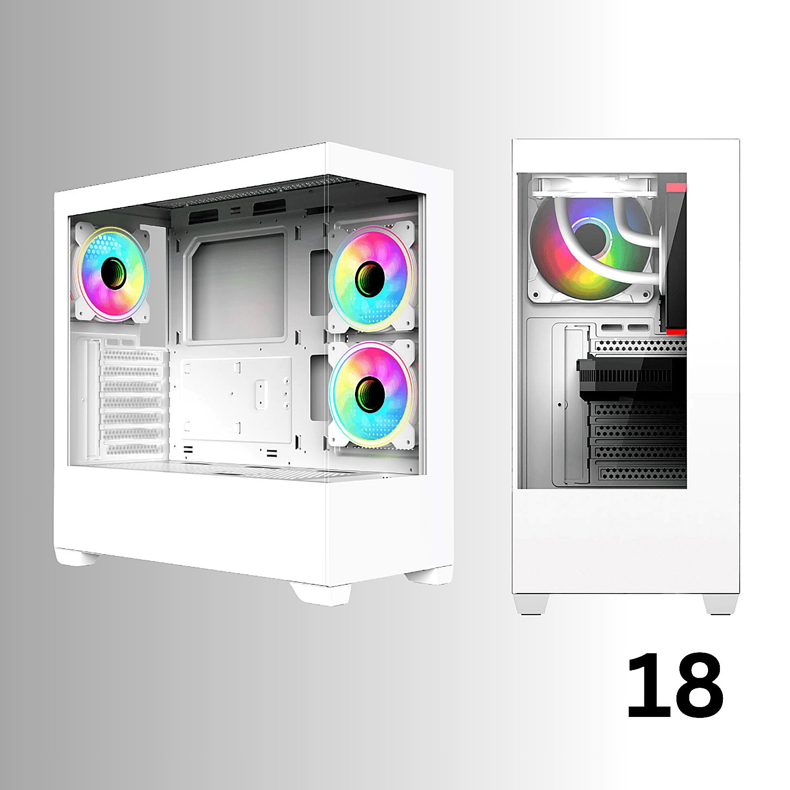 Ryzen 5 4500 Core Series Gaming PC 16GB DDR4 RX 7600 8GB 1TB NVME A520M - Image 16