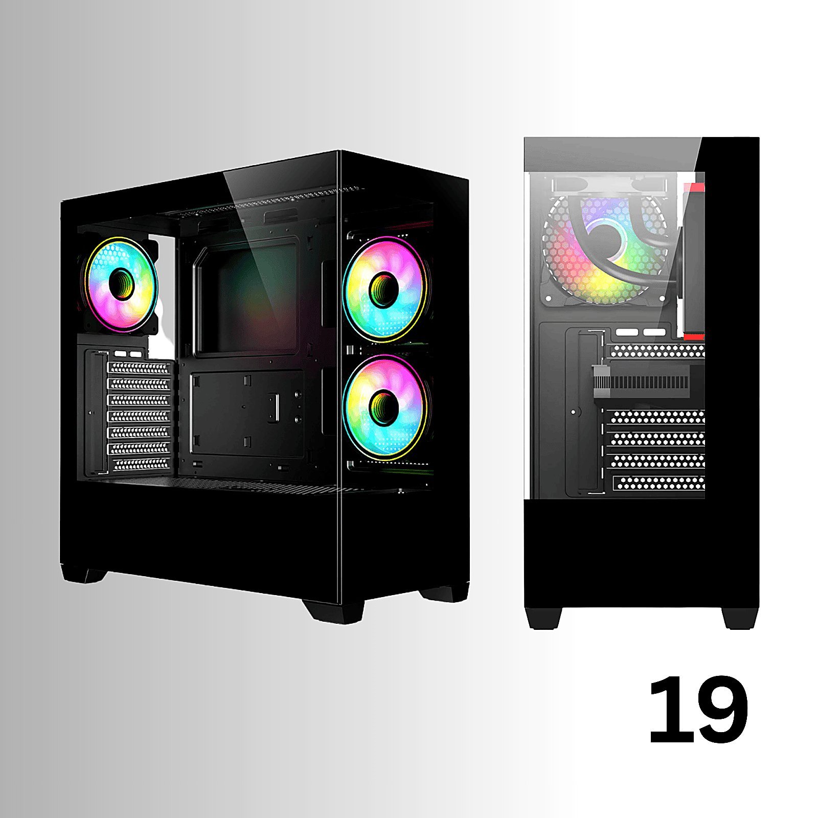 Ryzen 5 4500 Core Series Gaming PC 16GB DDR4 RX 7600 8GB 1TB NVME A520M - Image 17